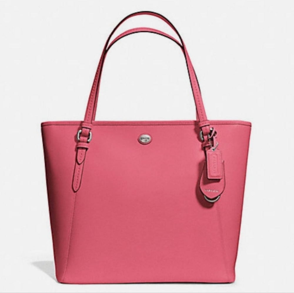 Gorgeous Coach Peyton Drawstring Pink Leather Carryall 💗